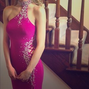 Magenta Prom Dress
